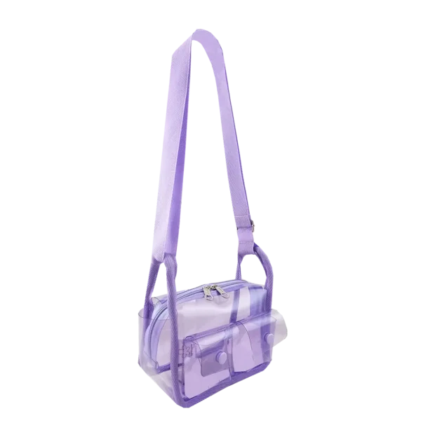 Molish Sling Bag Mika PVC Neon Ungu (4)