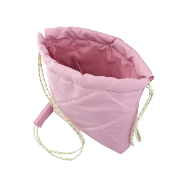 Sling Bag Dumpling Puffy haerin Pink (4)