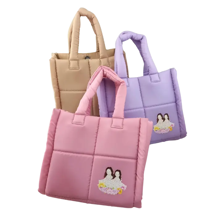 puffy bag custom - ponpon goodies